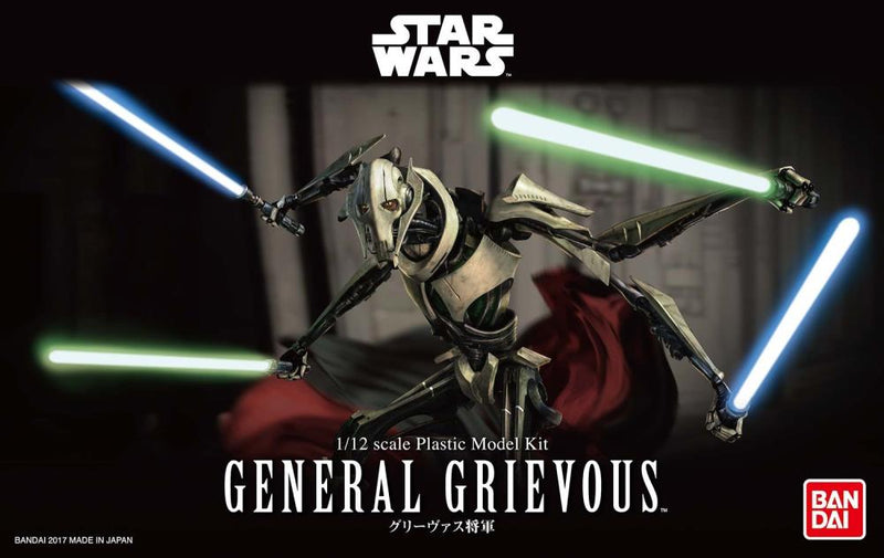 Star Wars General Grievous - Revenge of the Sith - 1/12 Scale Model Kit - Model Kits -  Bandai