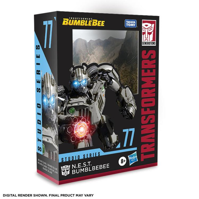 Transformers Studio Series 77 Deluxe N.E.S.T. Bumblebee (preorder April) - Action figure -  Hasbro