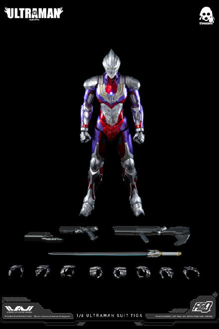 ULTRAMAN SUIT TIGA - FigZero 1/6 - Action figure -  ThreeZero
