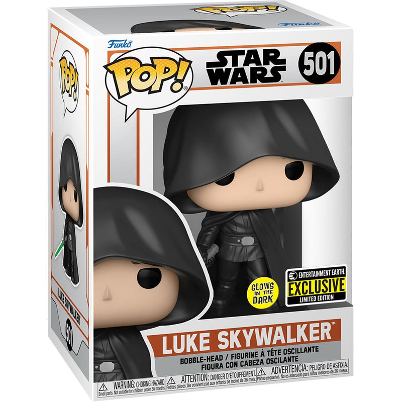 Star Wars: The Mandalorian Luke Glow-in-the-Dark Pop! Vinyl Figure - Exclusive - Funko -  Funko Pop!