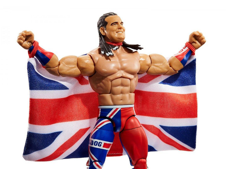WWE Elite Collection Series 94 The British Bulldog - Action & Toy Figures -  mattel