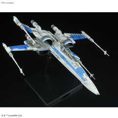 Star Wars Blue Squadron Resistance X-Wing Fighter (The Last Jedi) 1/72 Scale Model Kit - Model Kits -  Bandai