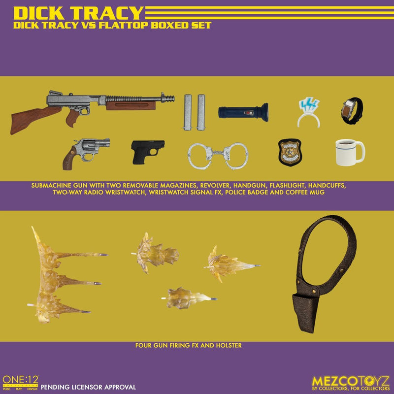 Dick Tracy vs Flattop One:12 Collective Action Figure Boxed Set (preorder) - Collectables > Action Figures > toys -  MEZCO TOYS