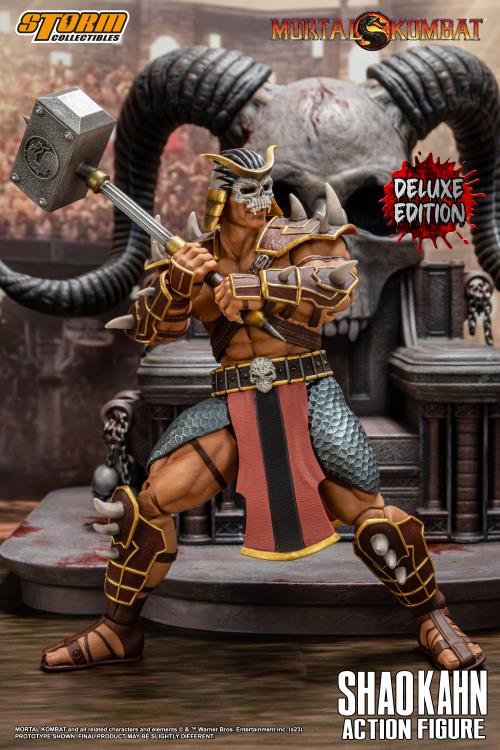 Mortal Kombat Shao Kahn - Deluxe - 1/12 Scale (preorder ETA Q3) - Collectables > Action Figures > toys -  Storm Collectibles