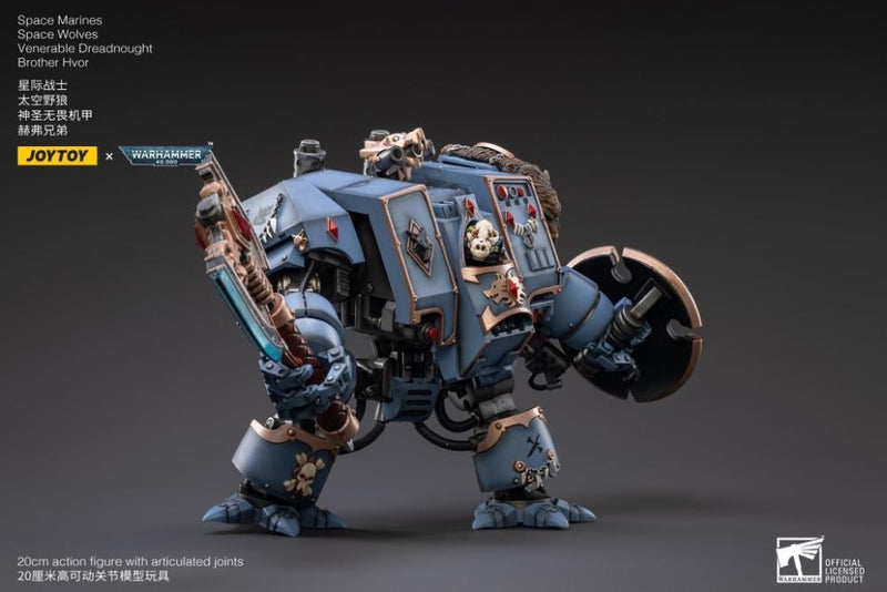 Warhammer 40K - Space Wolves - Venerable Dreadnought Brother Hvor - Collectables > Action Figures > toys -  Joy Toy