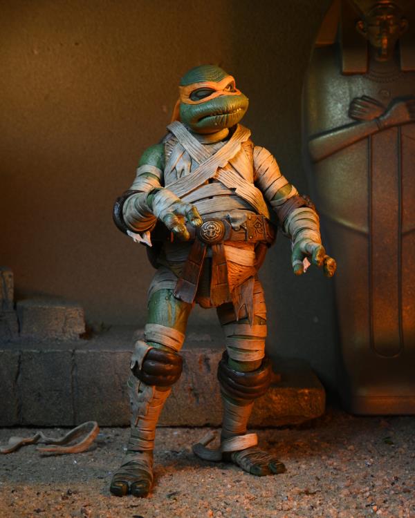 Universal Monsters x Teenage Mutant Ninja Turtles Ultimate Michelangelo as The Mummy (preorder) - Action & Toy Figures -  Neca
