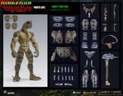 Dinosaur Battlefield Carnotaurus Warrior Veteran - Green - 1/12 Scale Figure (preorder) - Collectables > Action Figures > toys -  AxyToys