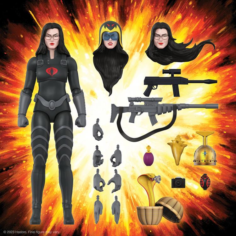 G.I. Joe Ultimates! Baroness - Black Suit Ver. (preorder Dec/jan) -  -  Super7