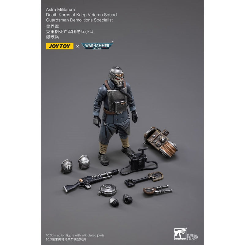Warhammer 40K - Death Korps of Krieg Veteran Squad Guardsman - Demolitions Specialist - Action & Toy Figures -  Joy Toy