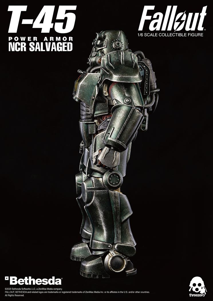 ThreeZero Fallout T-45 NCR Salvaged Power Armor - Toy Snowman