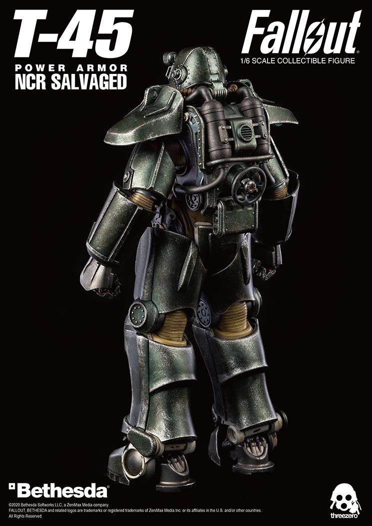 ThreeZero Fallout T-45 NCR Salvaged Power Armor - Toy Snowman