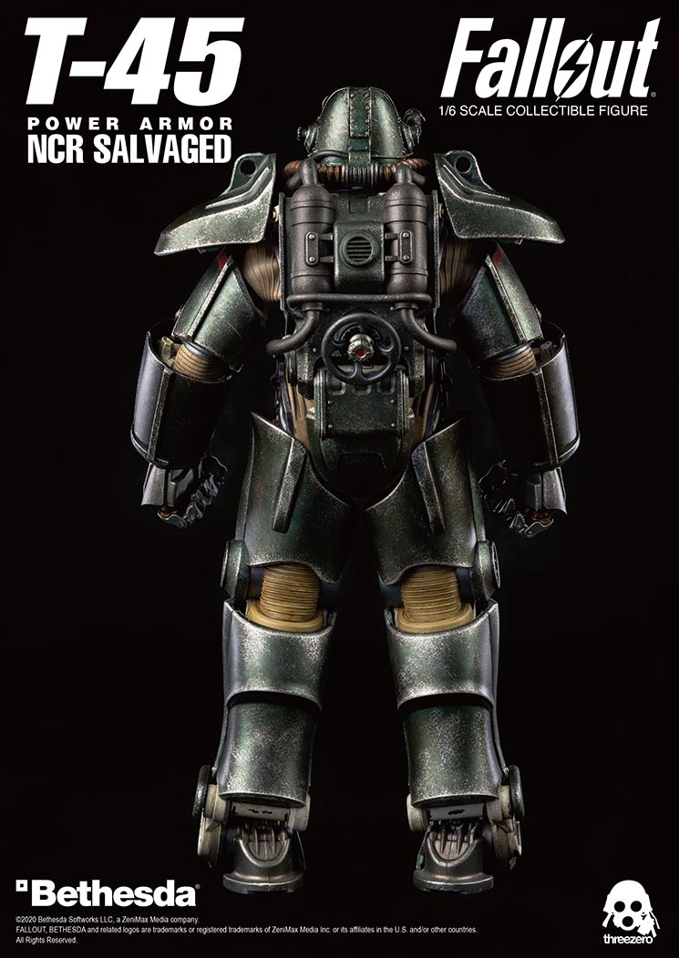 ThreeZero Fallout T-45 NCR Salvaged Power Armor - Toy Snowman