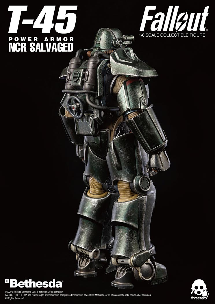 ThreeZero Fallout T-45 NCR Salvaged Power Armor - Toy Snowman