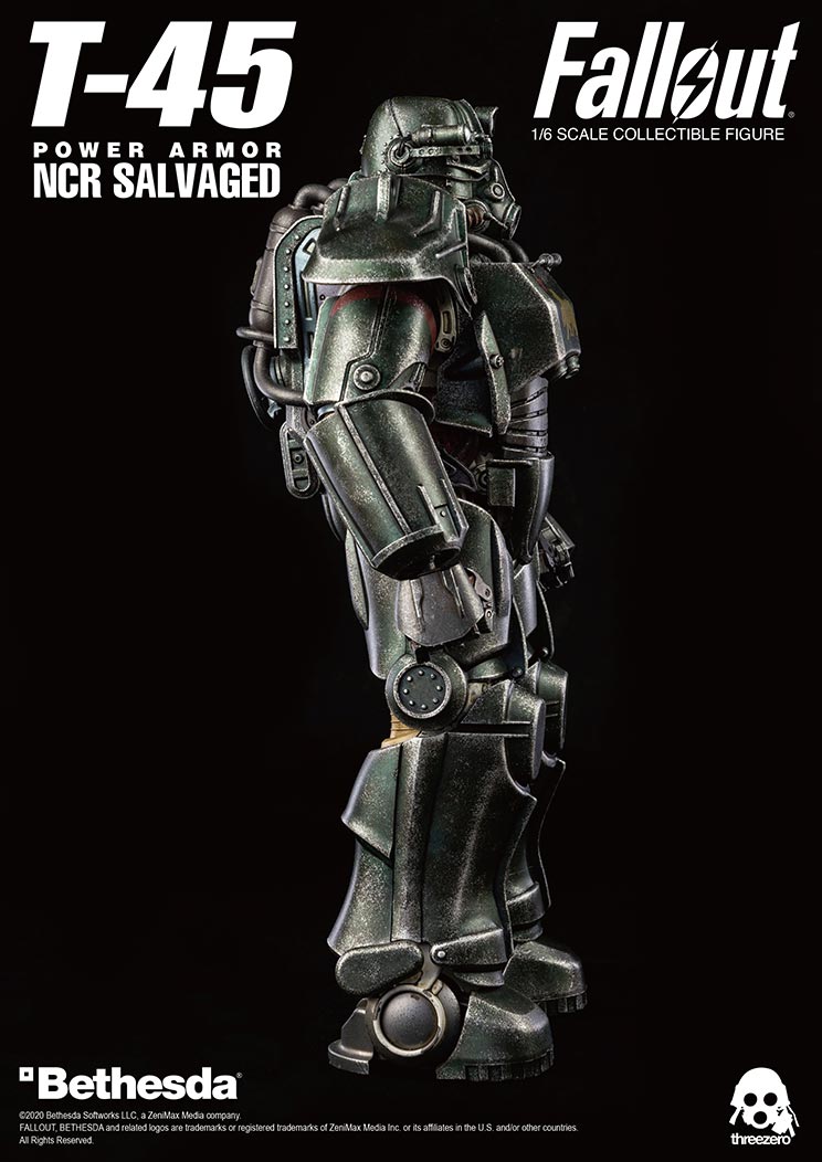 ThreeZero Fallout T-45 NCR Salvaged Power Armor - Toy Snowman