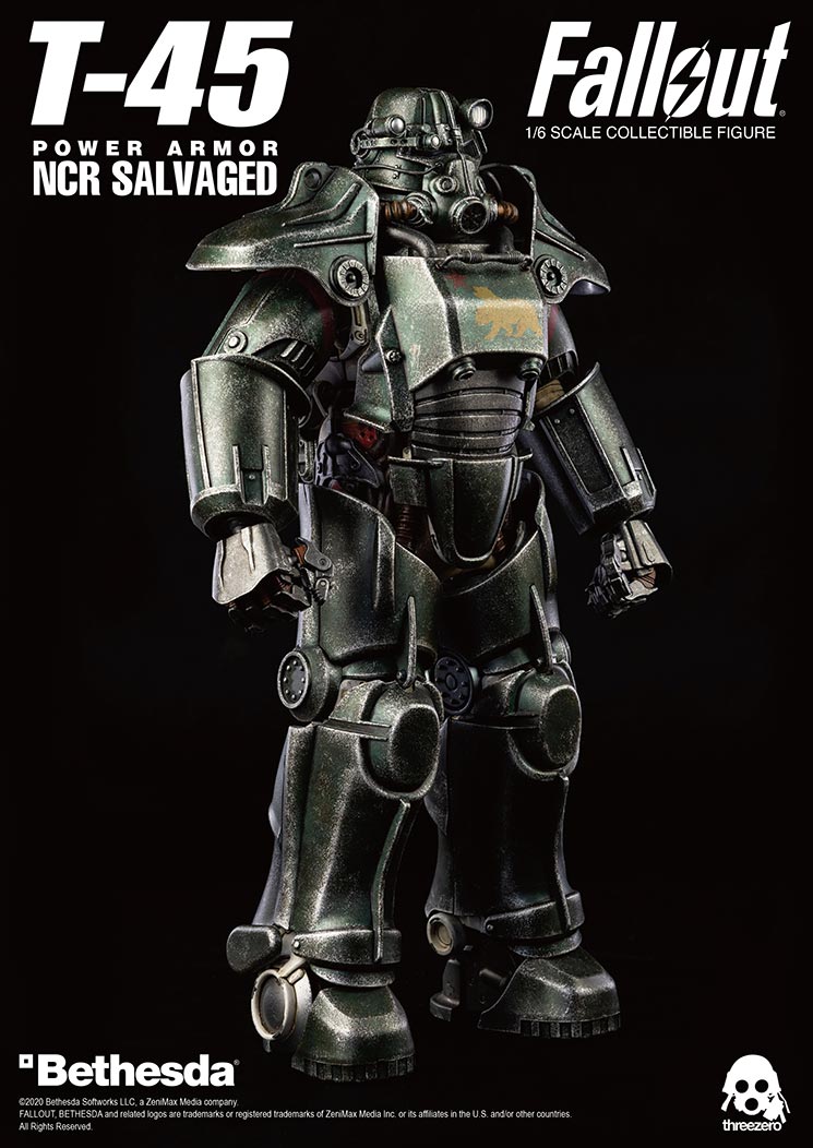 ThreeZero Fallout T-45 NCR Salvaged Power Armor - Toy Snowman