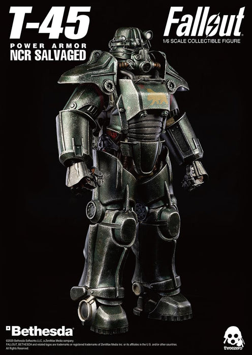 ThreeZero Fallout T-45 NCR Salvaged Power Armor - Toy Snowman