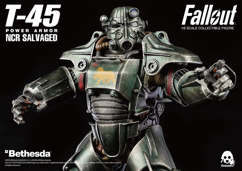 ThreeZero Fallout T-45 NCR Salvaged Power Armor - Toy Snowman