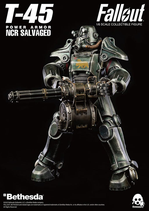 ThreeZero Fallout T-45 NCR Salvaged Power Armor — Toy Snowman