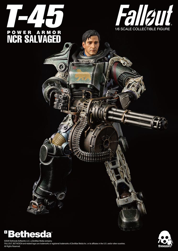 ThreeZero Fallout T-45 NCR Salvaged Power Armor - Toy Snowman
