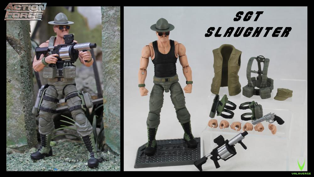 Action Force Sgt. Slaughter Ver. 2 1/12 Scale Figure (preorder March) - Action & Toy Figures -  VALAVERSE