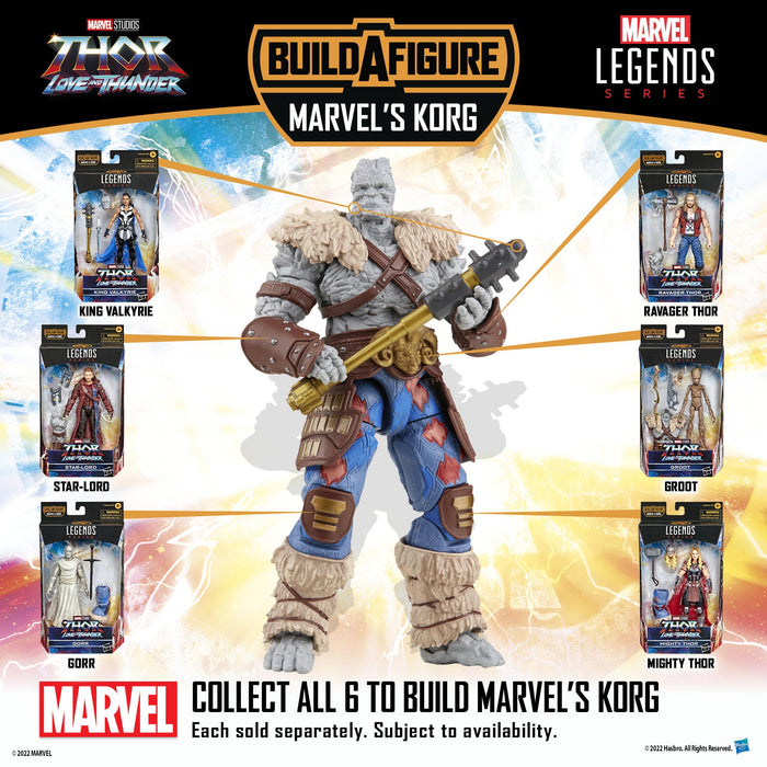 Marvel Legends - Thor: Love and Thunder - Korg BAF Wave (preorder) - Action & Toy Figures -  Hasbro