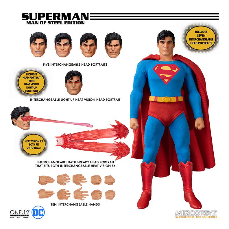 One:12 - DC Superman Man of Steel Edition - Mezco (preorder) - Action figure -  MEZCO TOYS