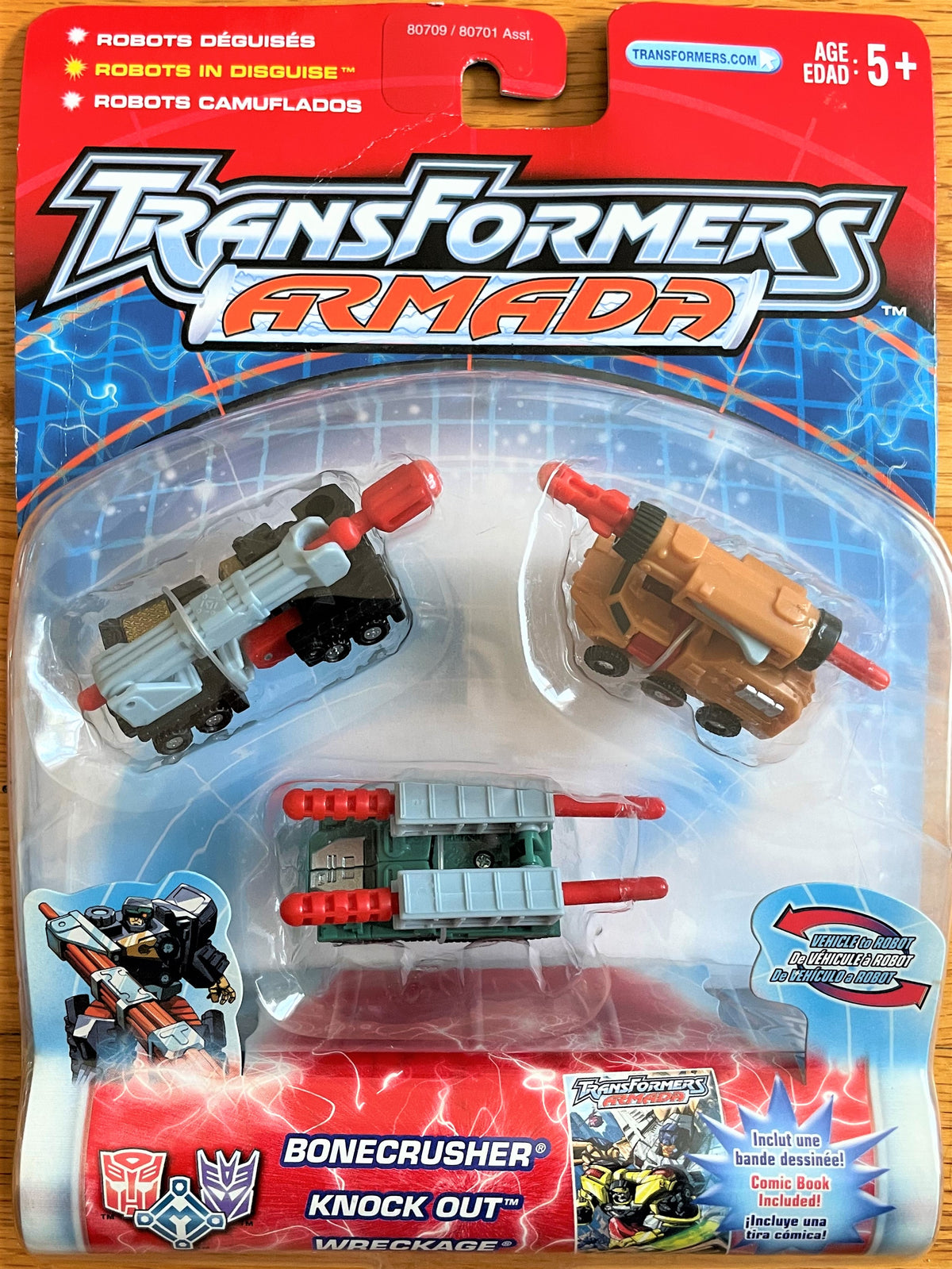 Transformers Armada Robots in Disguise Land Military MiniCon Team