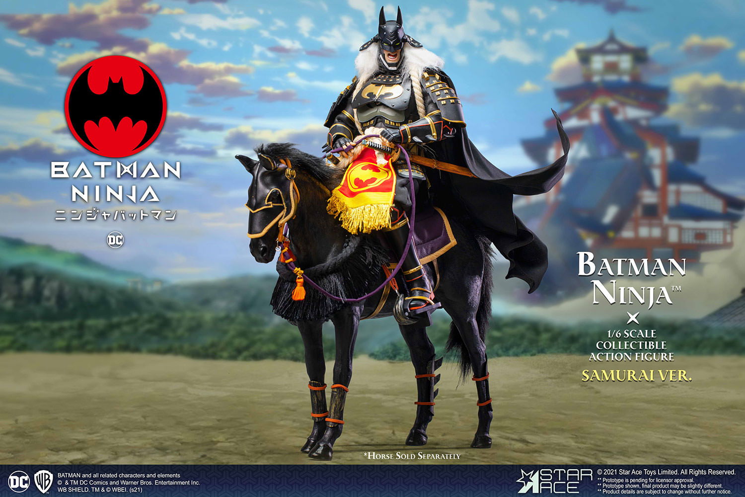BATMAN NINJA 2.0 SAMURAI Deluxe Version With Horse 1/6 — Toy Snowman