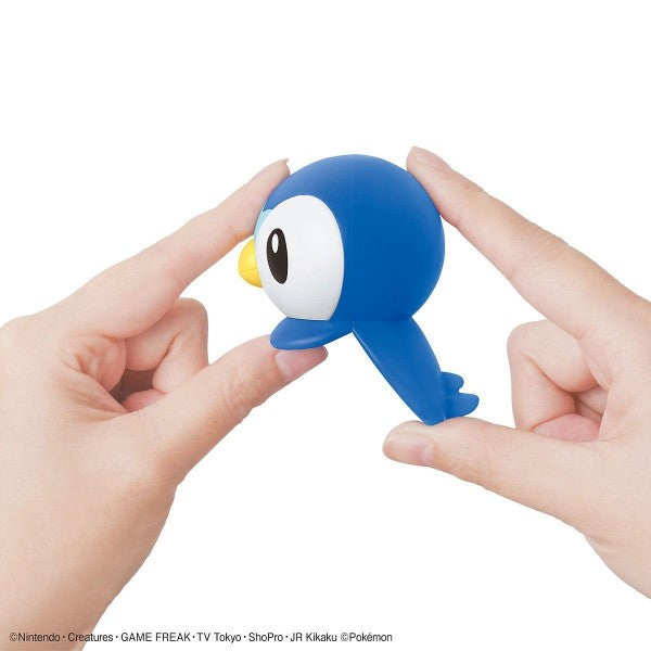 POKEMON PLASTIC MODEL COLLECTION QUICK!! NO.06 PIPLUP -  -  Bandai