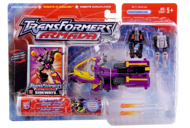 SIDEWAYS WITH CROSSWISE AND ROOK SUPER-CON | TRANSFORMERS ARMADA -  -  Hasbro