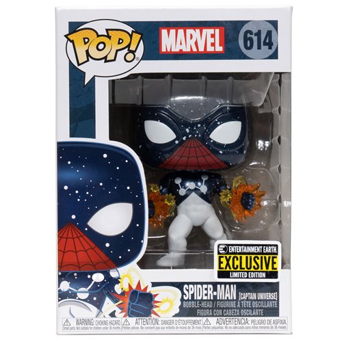 Spider-Man Captain Universe Pop! Vinyl Figure - Entertainment Earth Exclusive - Toy Snowman