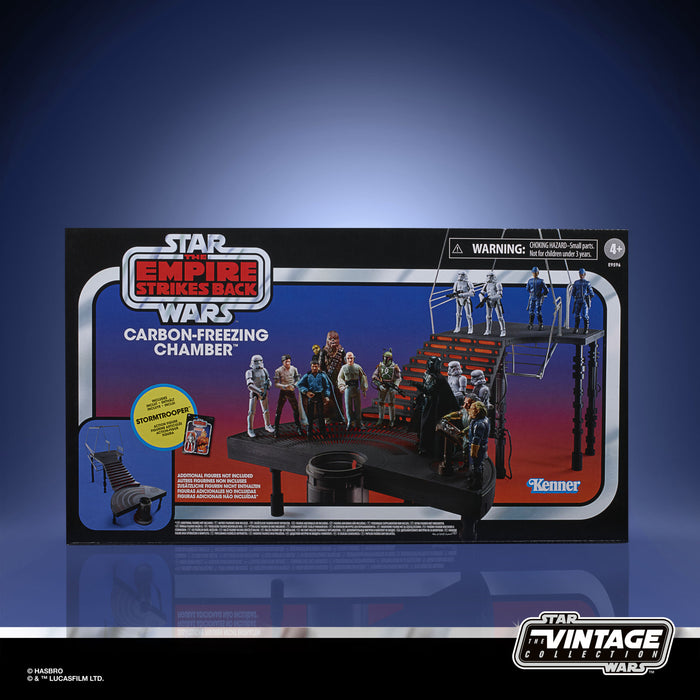 Star Wars The Vintage Collection Star Wars: The Empire Strikes Back Carbon-Freezing Chamber Playset with Stormtrooper Action Figure - Toy Snowman