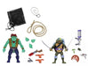 Teenage Mutant Ninja Turtles - 7" Scale Action Figure - Cartoon Series 3 Leatherhead & Slash - Toy Snowman