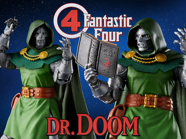 Marvel Vintage 6-Inch-Scale Dr. Doom Fantastic 4 Action Figure Toy - Toy Snowman