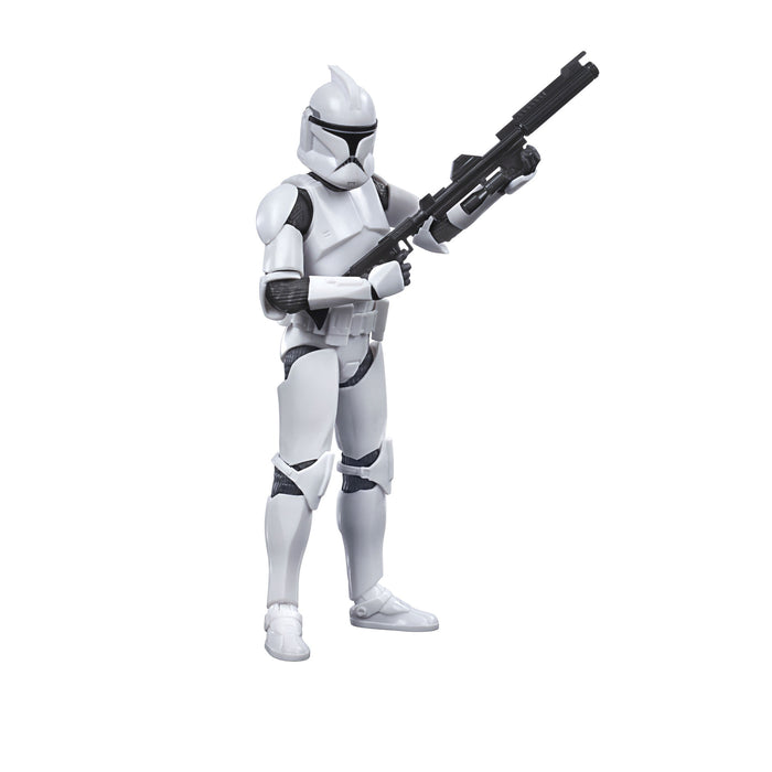 Star Wars The Black Series Phase I Clone Trooper Toy 6-Inch Scale Star Wars: The Clone Wars Figure - Toy Snowman