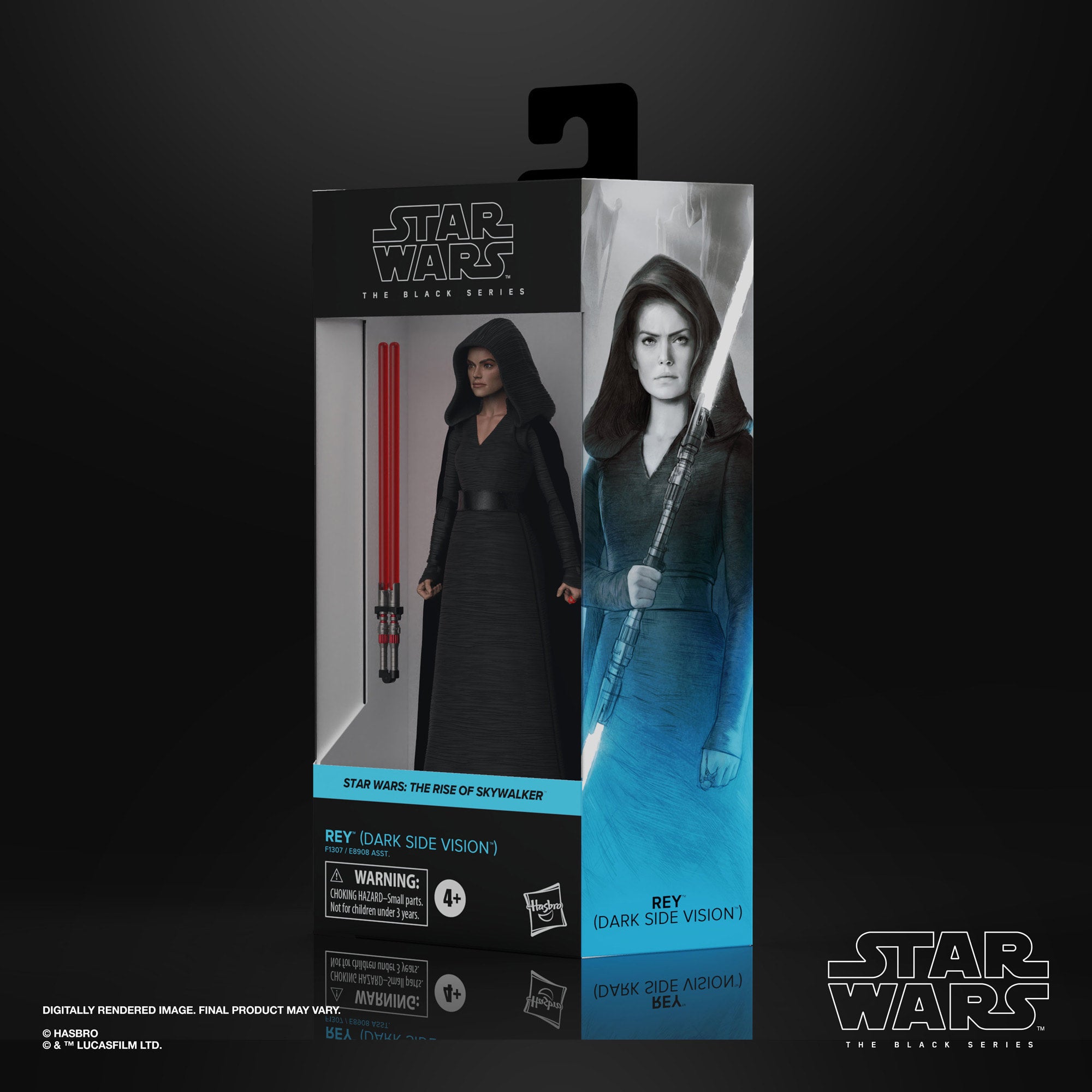 Star Wars The Black Series Rey (Dark Side Vision) Toy 6-Inch Scale Sta ...