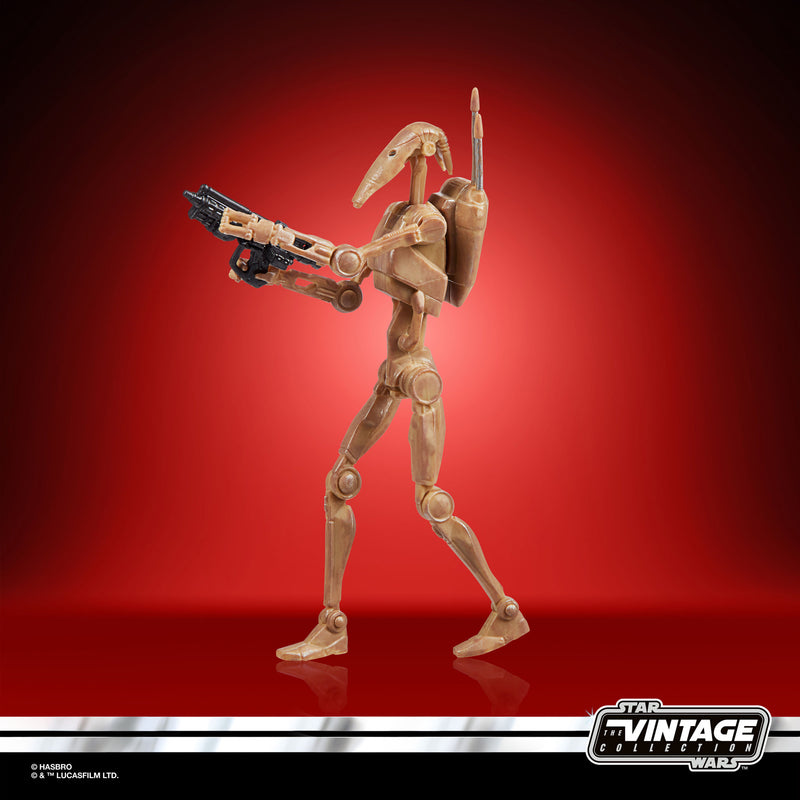 (pre-Order) Star Wars The Vintage Collection Battle Droid Toy, 3.75-Inch-Scale Star Wars: The Phantom Menace Figure, Ages 4 and Up - Toy Snowman