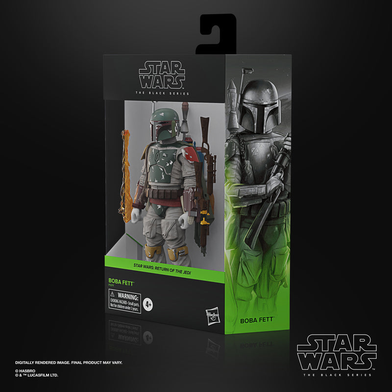 (pre-Order batch 2 ) Star Wars The Black Series Boba Fett 6-Inch-Scale Star Wars: Return of the Jedi Collectible Deluxe Figure, Ages 4 and Up - Toy Snowman