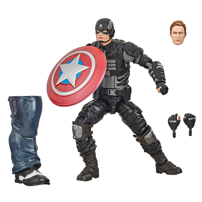 Hasbro Marvel Legends Series Gamerverse 6-inch Collectible Stealth Captain America Action Figure Toy, Ages 4 And Up - Toy Snowman