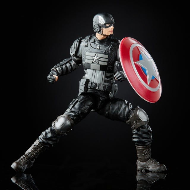 Hasbro Marvel Legends Series Gamerverse 6-inch Collectible Stealth Captain America Action Figure Toy, Ages 4 And Up - Toy Snowman