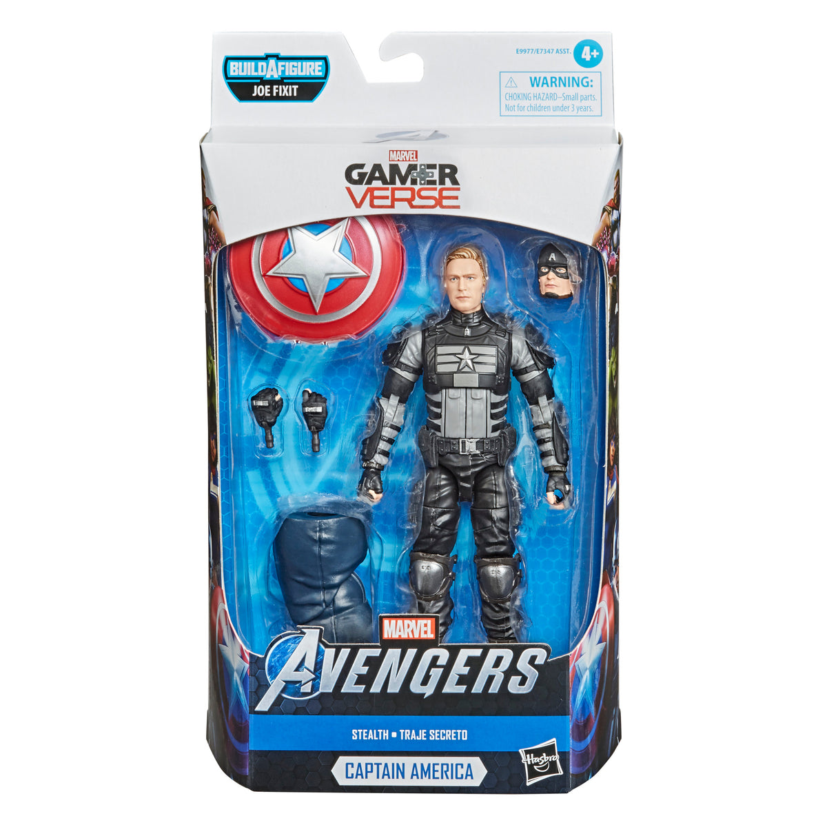 Hasbro Marvel Legends Series Gamerverse 6-inch Collectible Stealth Cap ...