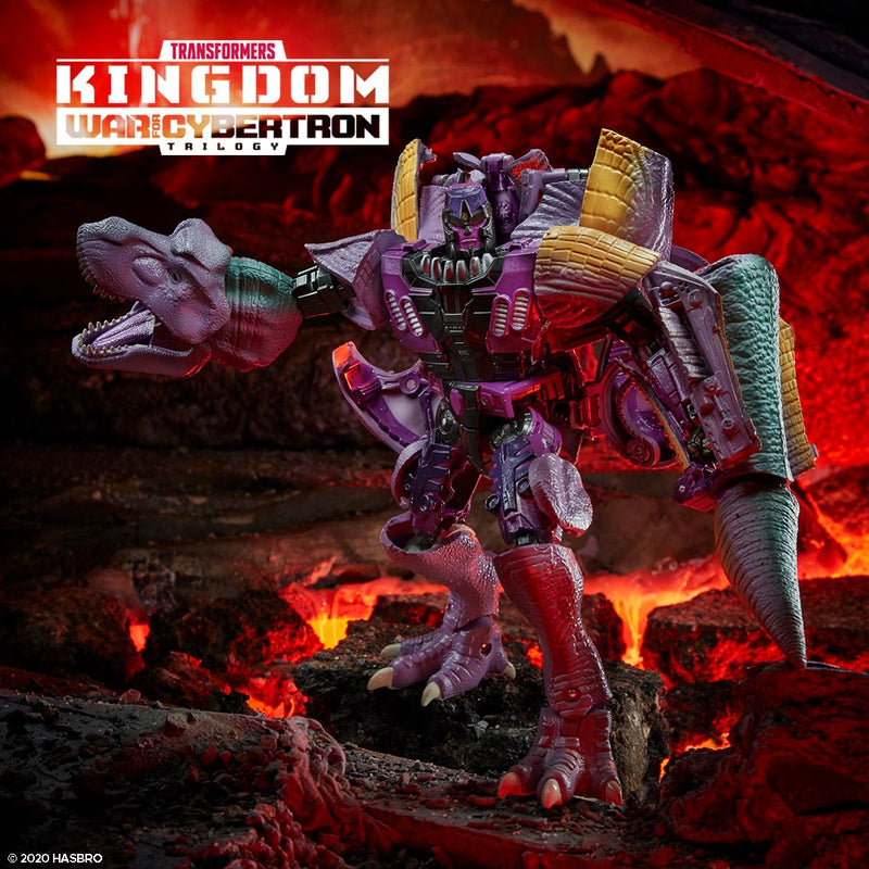 (second batch preorders) Transformers War for Cybertron Kingdom TREX MEGATRON - Toy Snowman