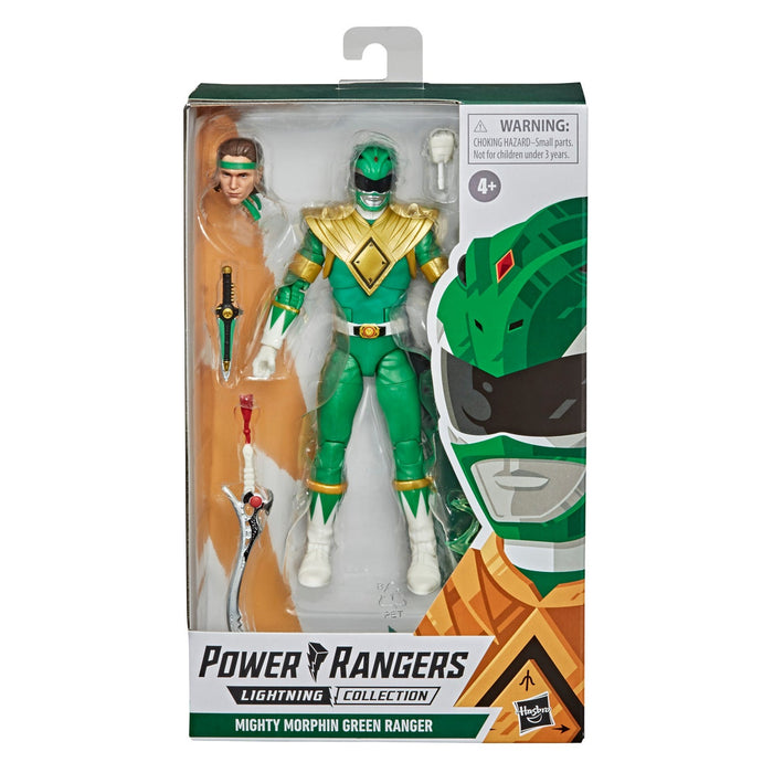 Power Rangers Lightning Collection Mighty Morphin Green Ranger 6-Inch Premium Collectible Action Figure Toy with Accessories - Toy Snowman