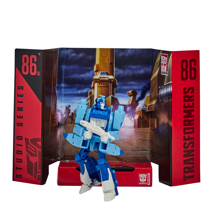Transformers Toys Studio Series 86-03 Deluxe The Transformers: The Movie Blurr Action Figure - Toy Snowman