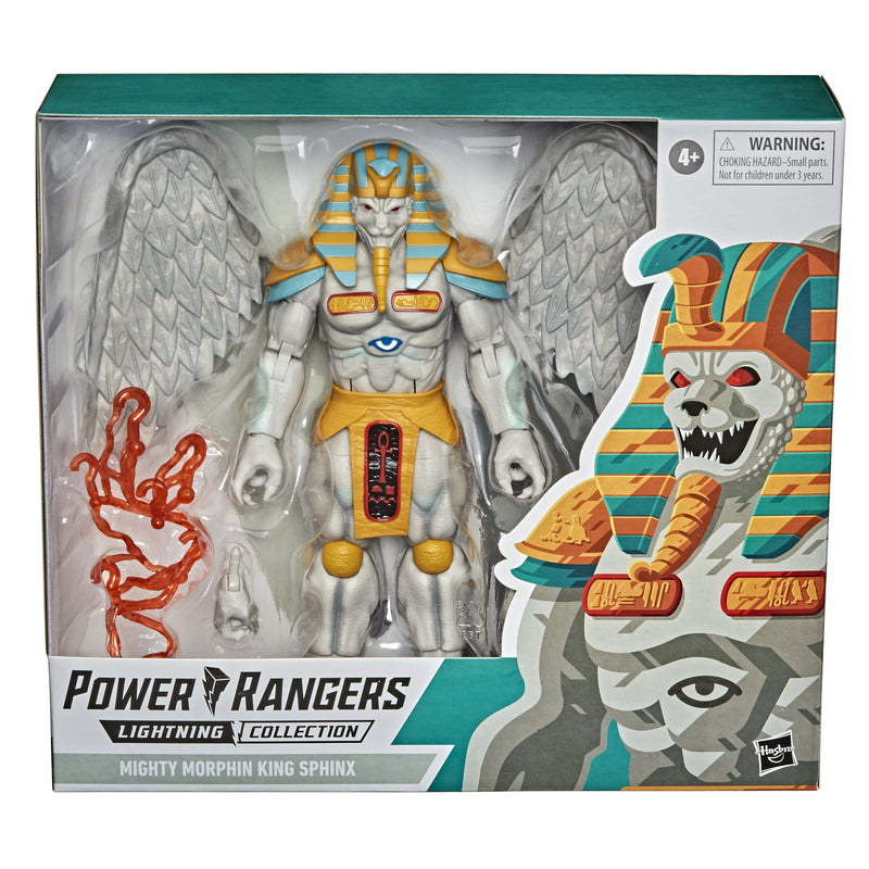 Power Rangers Lightning Collection Monsters Mighty Morphin King Sphinx 8-Inch Premium Collectible Action Figure Toy - Toy Snowman