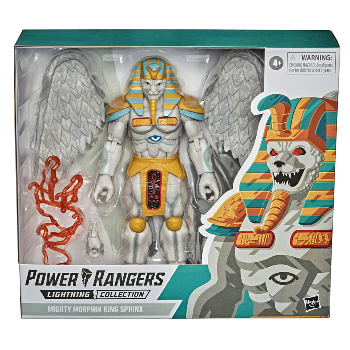 Power Rangers Lightning Collection Monsters Mighty Morphin King Sphinx 8-Inch Premium Collectible Action Figure Toy - Toy Snowman