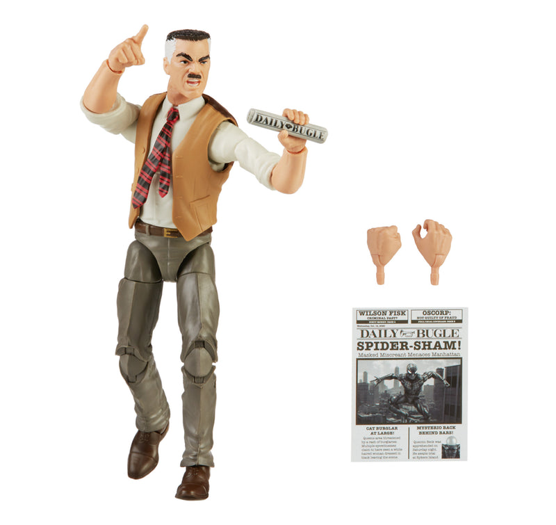 Hasbro Marvel Legends 6-inch J. Jonah Jameson Vintage retro Collection Figure - Toy Snowman