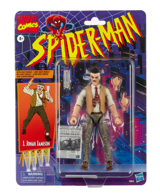 Hasbro Marvel Legends 6-inch J. Jonah Jameson Vintage retro Collection Figure - Toy Snowman