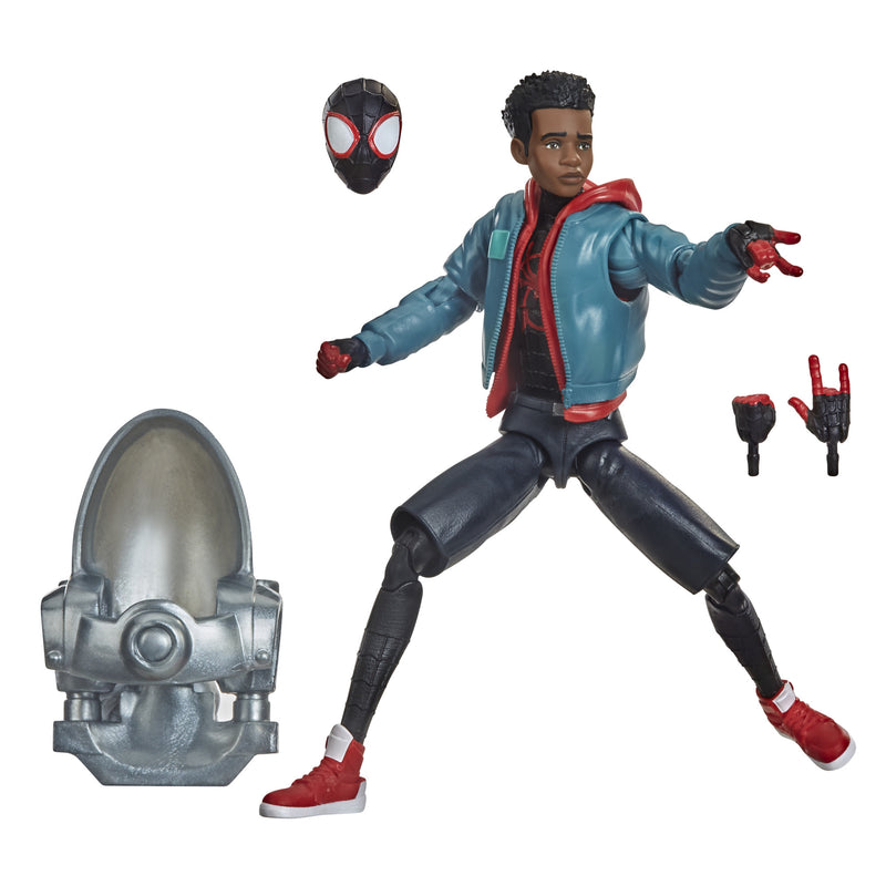 Hasbro Marvel Legends Series Spider-Man: Into the Spider-Verse Miles Morales 6-inch Collectible Action Figure - Toy Snowman