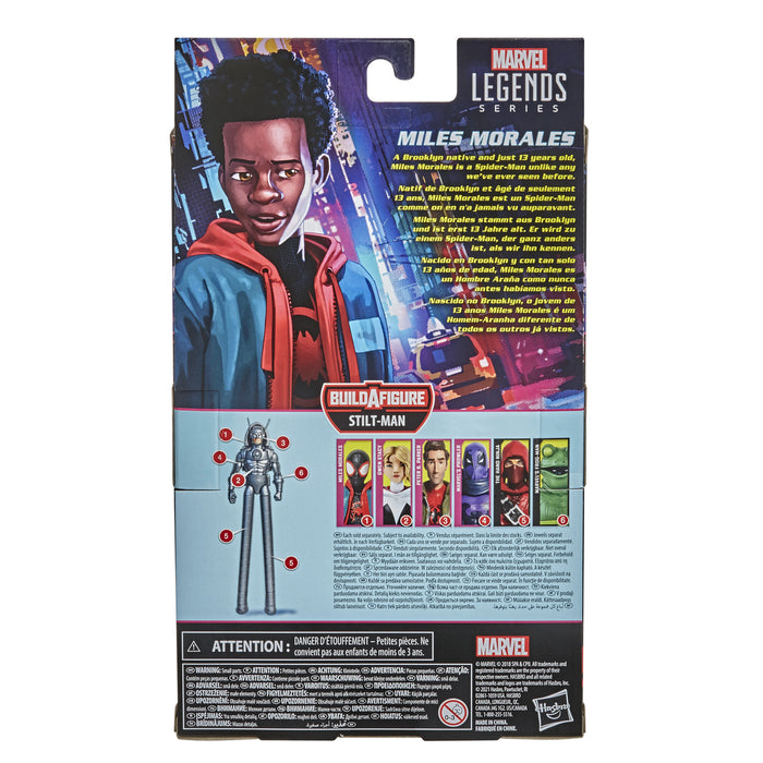 Hasbro Marvel Legends Series Spider-Man: Into the Spider-Verse Miles Morales 6-inch Collectible Action Figure - Toy Snowman